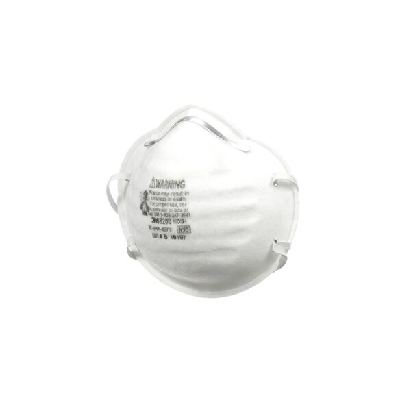 Scotch 3M N95 Sanding and Fiberglass Respirator White 2 pk - 8200H2-C