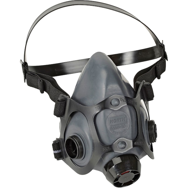 Honeywell Safety Products North 5500 Half Mask Elastomeric With Dual Cartridge Connectors For N Series. Size Small. - 550030S