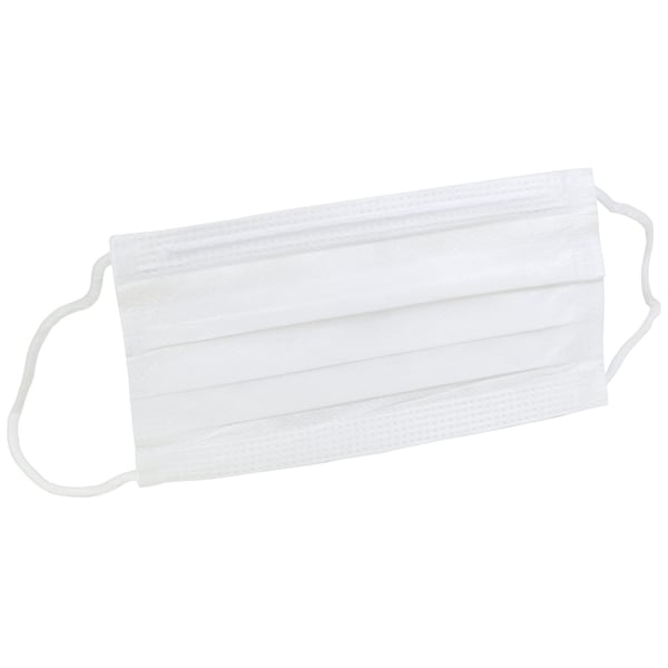 Kimtech Disposable Respirator, Flat-Fold, Dual, Non-Adjustable, Metal Nose Clip, Universal, 50 PK - 62477