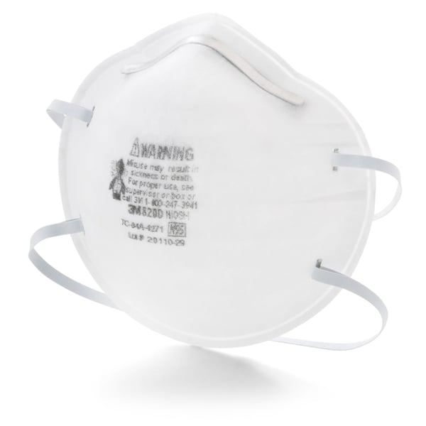 3M 3M N95 Lawn and Garden Disposable Respirator White 2 pk - 8200GC1-C