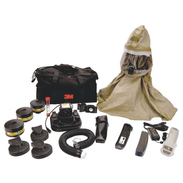 3M PAPR System, Breathe Easy, Hood, Belt-Mount, Adjustable, Universal - RBE-10BR