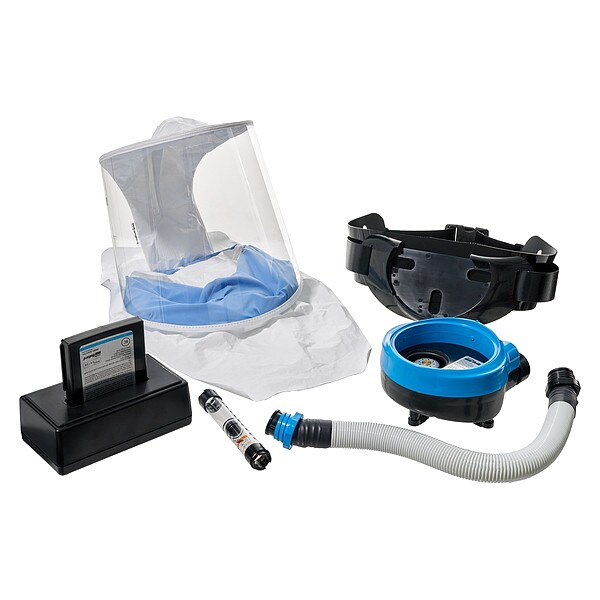 Bullard PAPR System Kit, Full Hood, Belt-Mount, Universal - EVAHLSTLN2KDB