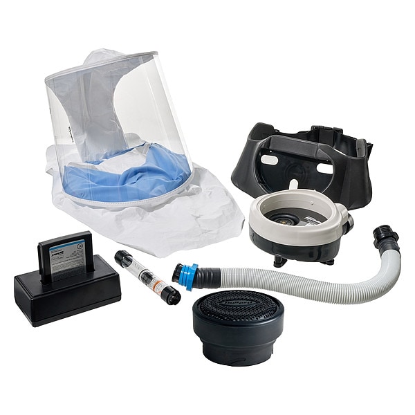 Bullard PAPR System Kit, Full Hood, Belt-Mount, Universal - EVASTLN2KFC4