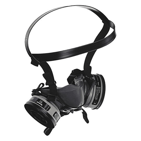 Honeywell North Half Mask Respirator Kit, 5500 Series, Organic Vapor (OV), Threaded, Size L 2 Cartridges Included - 5501L