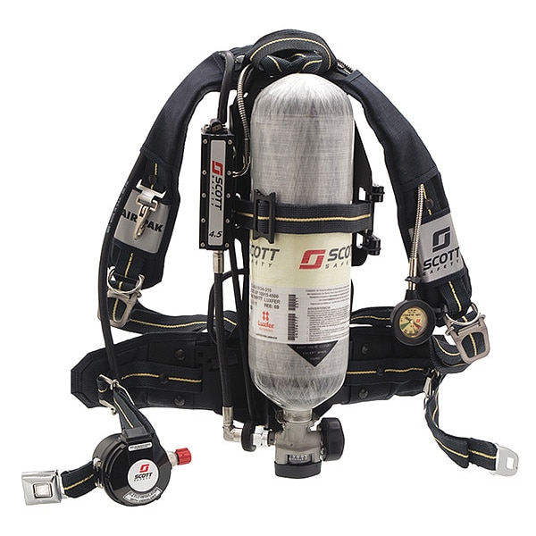 3M Scott Industrial SCBA, 45 min., 4500 PSI, NIOSH - API454002200121