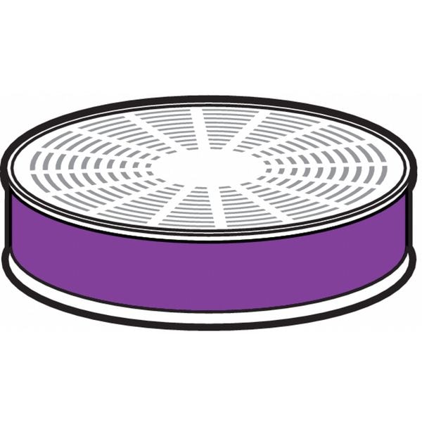 Msa Safety Filter, Comfo Classic, Magenta, Threaded, MSA(R) Comfo and Ultra Twin Respirators - 815177