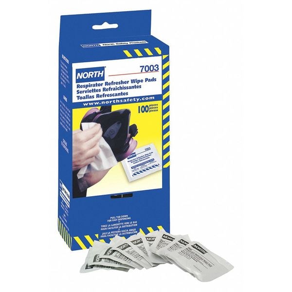 Honeywell North Respirator Refresher Wipe Pads Wit - 7003