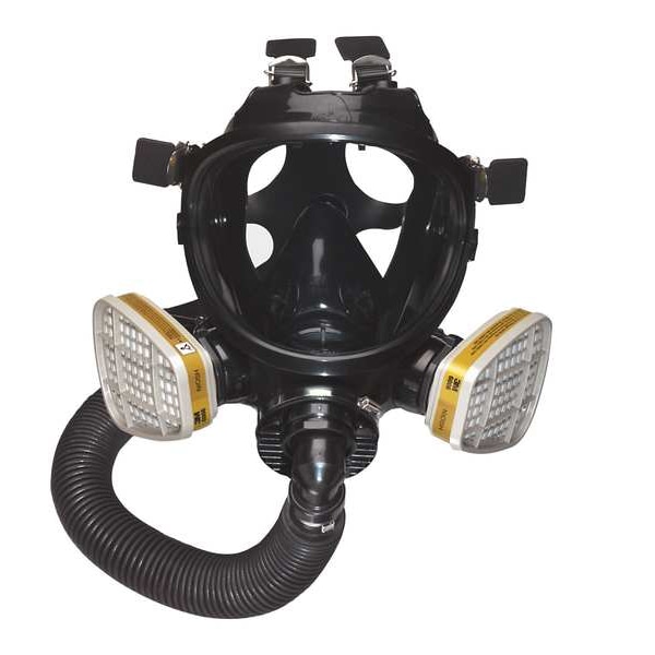 3M Full Face Respirator, 7800 Series, Not Rated, Bayonet, Size M 0 Cartridges Included - 7800S-M