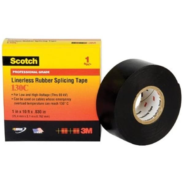 Cinta de hule sin liner 1X30 130C 00074 500-41753 de 3M Electrical