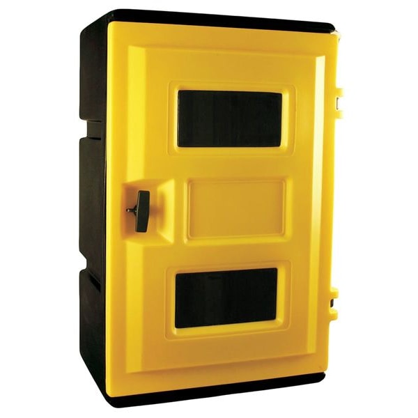 Zoro Select Safety Cabinet, SCBA, 27-1/2" H, 21-1/2" W, Yellow - 6ATL9