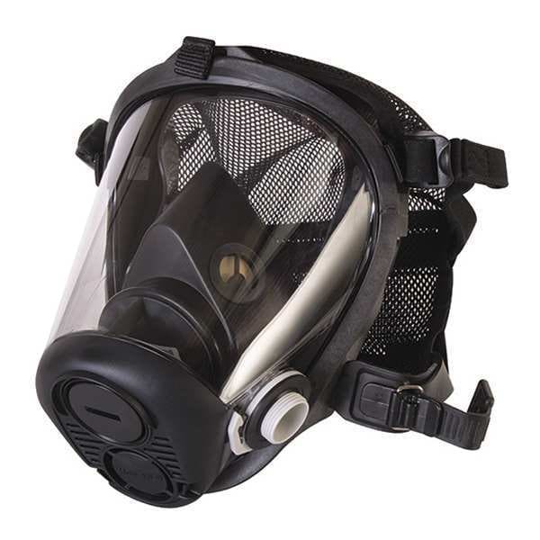 Honeywell North Full Face Respirator, RU6500 Series, Not Rated, Threaded, Size M 0 Cartridges Included - RU65002M