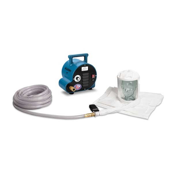 Allegro Industries Dbl Bib Tyvek Hood Breathing Air Blower - 9222-01A