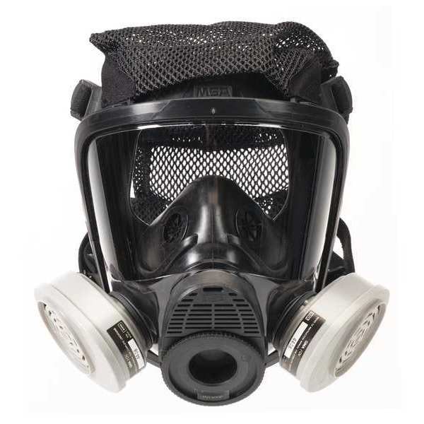 Msa Safety Advantage 4200 Series, Full Face Respirator, Silicone, 4 Suspension Points, L Mask Size, Not Rated - 10083788