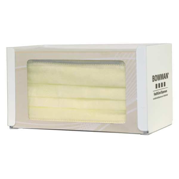 Bowman Dispensers Face Mask Dispenser, 4-1/4 in. H, Keyholes - FB-037