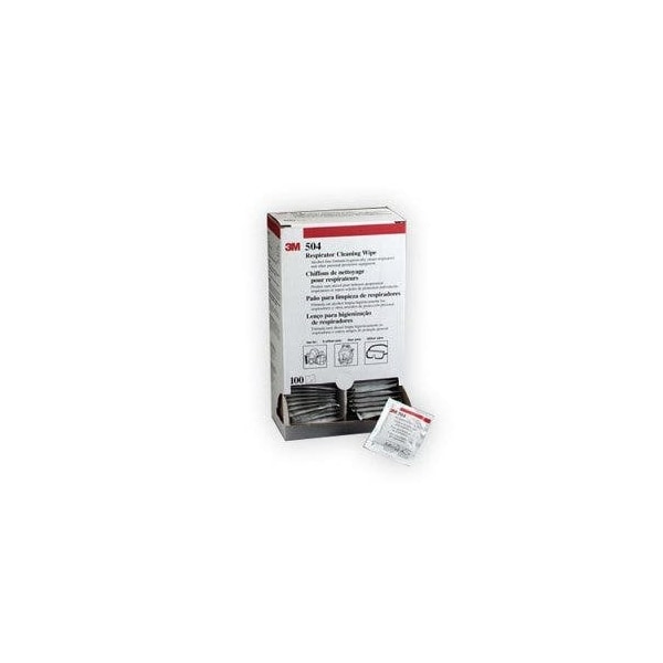 3M Alcoholfree Respirator Cleaning Wipes, 100PK - 50051131070658