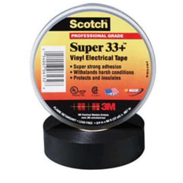 .75 x 44 ft. Cinta eléctrica de vinilo Super 33 Plus - 33SUPER44FT de 3M