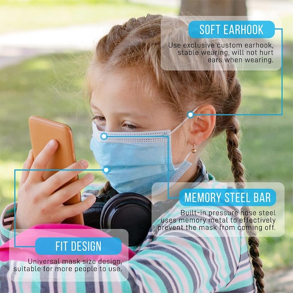 Serenelife Mask(Kids), SLKDPLY50 - SLKDPLY50