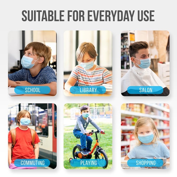 Serenelife Mask(Kids), SLKDPLY50 - SLKDPLY50