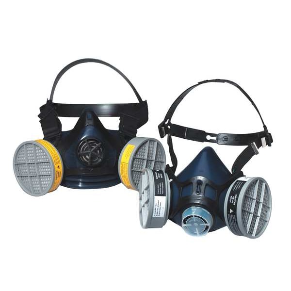 Honeywell North Half Mask Respirator, S-Series Series, Threaded, Size S 0 Cartridges Included - 321500