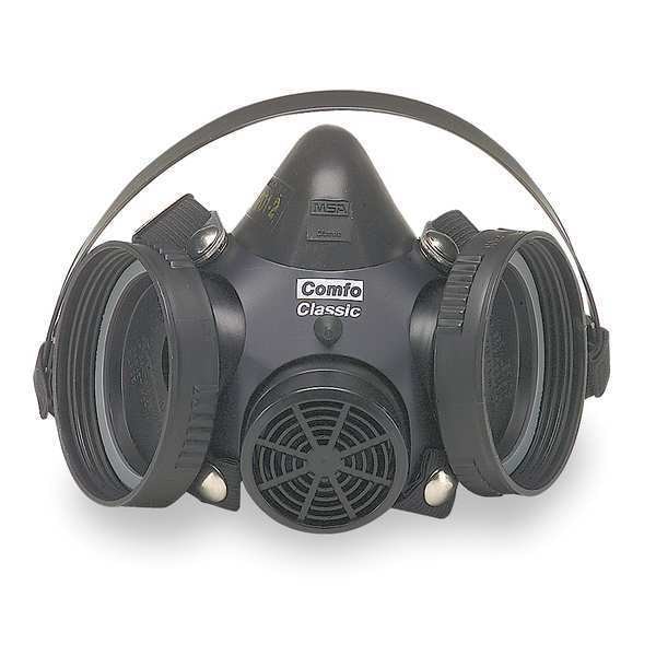 Msa Safety Respirator and Filter Combo Kit, Comfo Classic Series, P100, Threaded, Size S - 4LR43-4LR74