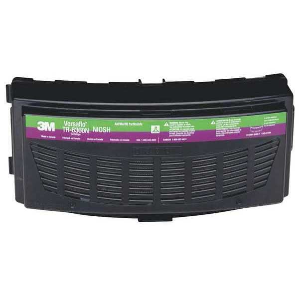 3M Combination Cartridge/Filter, TR-600, Green, Magenta, Filter Retainer Cover, Mfr. No. TR-600 PAPR - TR-6360N