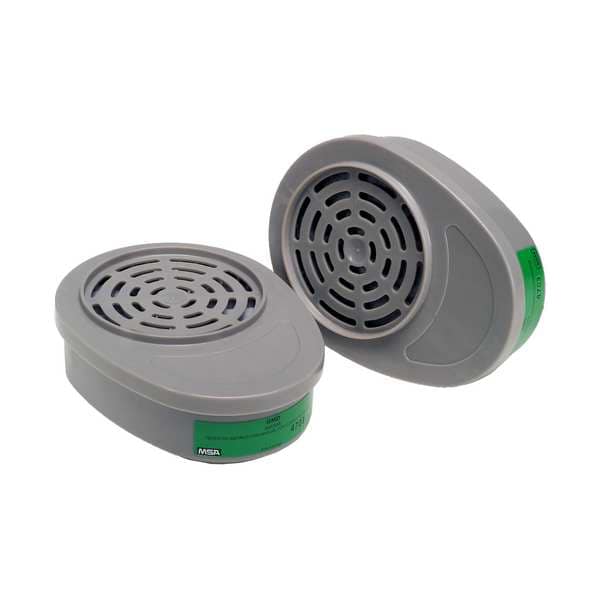 Msa Safety Cartridge, Advantage, Green, Bayonet, MSA(R) Advantage Series Respirators - 815358