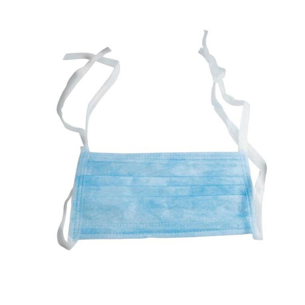 Medline Surgical Mask, Tie On, 50PK - MASK-T