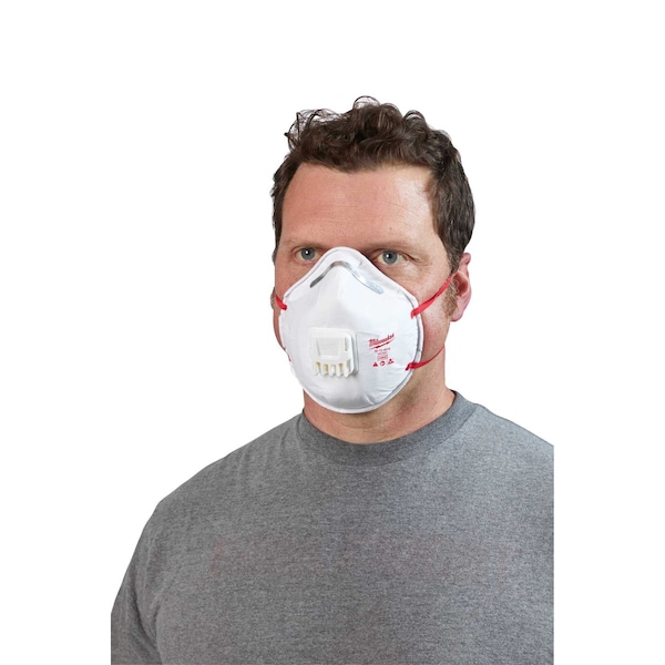 Milwaukee Tool N95 Valved Respirator - 48-73-4011