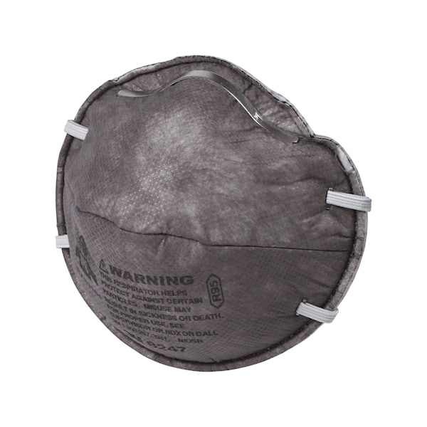 Scotch 3M R95 Workshop Odor 6000-Series Respirator Gray 1 pk - 8247H1-DC