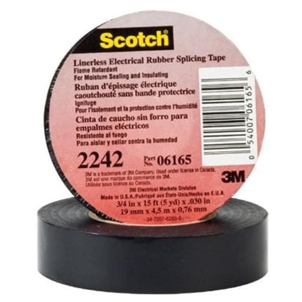 Cinta de empalme sin forro de .75 pulg. X 15 ft. - 500-06165 de 3M Electrical