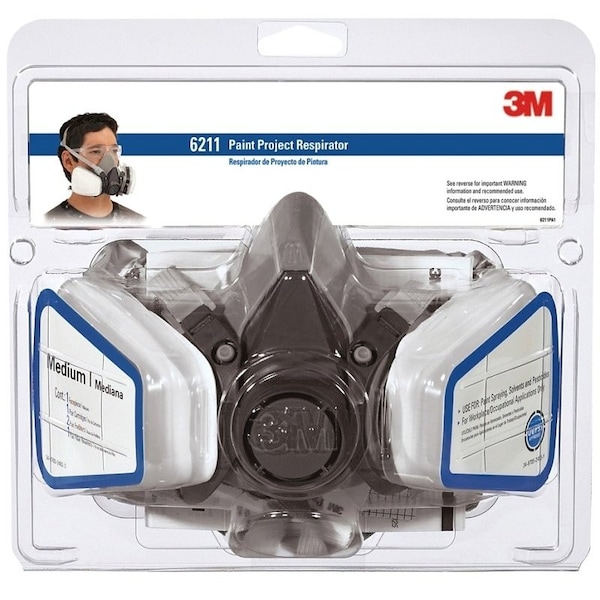 3M RESPIRATOR PAINT PROJECT MED - 6211PA1-A/R6211