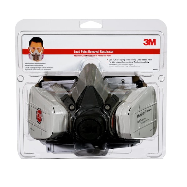 3M Medium Tekk Protection Lead Paint Removal Respirator - 62093HA1-C