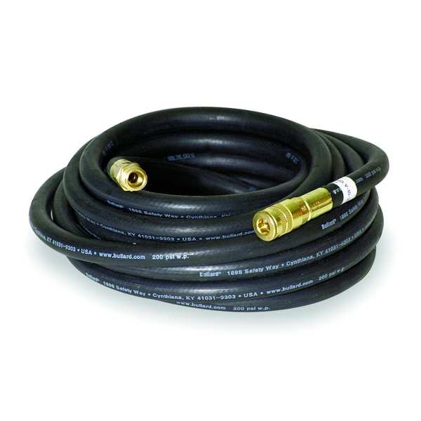 Bullard Airline Hose, 50 ft., Rubber, 3/8 In. Dia. - 469650