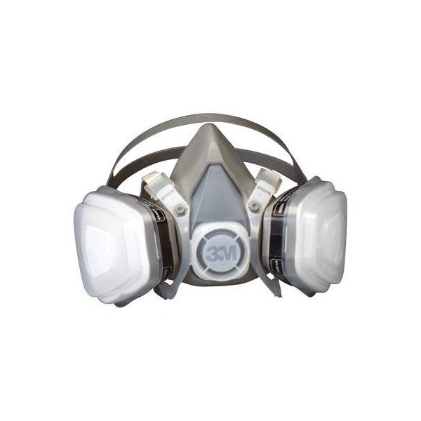 3M 3M Dual Cartridge Respirator Assembly 07191, Organic Vapor/P95, Small - 7000126245
