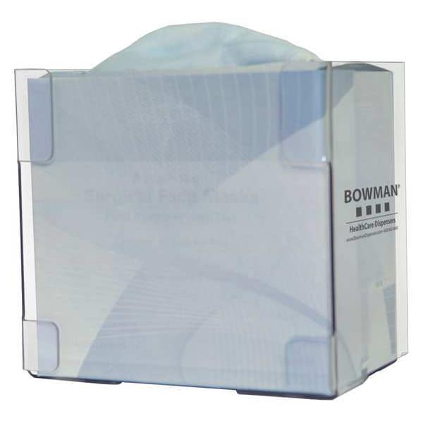 Bowman Dispensers Face Mask Dispenser, 7-39/64 in. H - FP-122