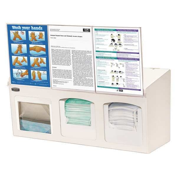 Bowman Dispensers Face Mask Dispenser, (3) Sign Holders - FM004-0213