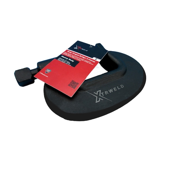 Xtrweld Clamp, C, DF, Bridge, 12500 PSI, Steel, Black Oxide - TCCB0212500HS