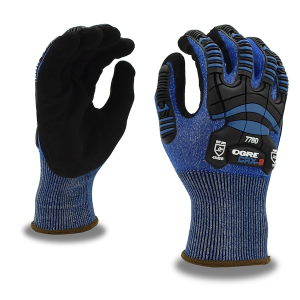 Cordova Impact, OGRE CRX-2, Sandy Nitrile, A2 Cut Gloves, S - 7760S