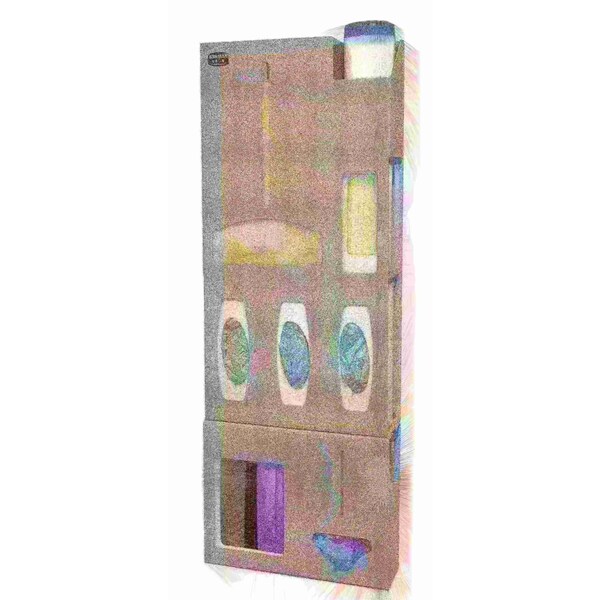Bowman Dispensers Protective Wear Organizer-Slimline, Quartz Beige ABS Plastic - PS019-0212