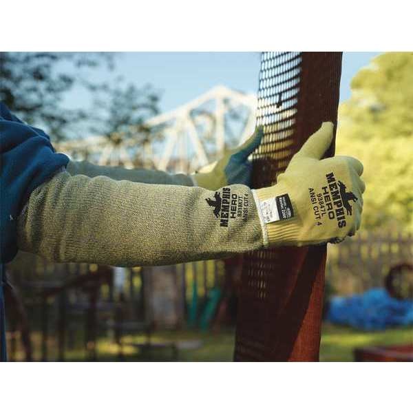 Mcr Safety Cut Resistant Coated Gloves, Cut Level A6 , Dotted , PVC , Dotted , S 1 PR - 93847S