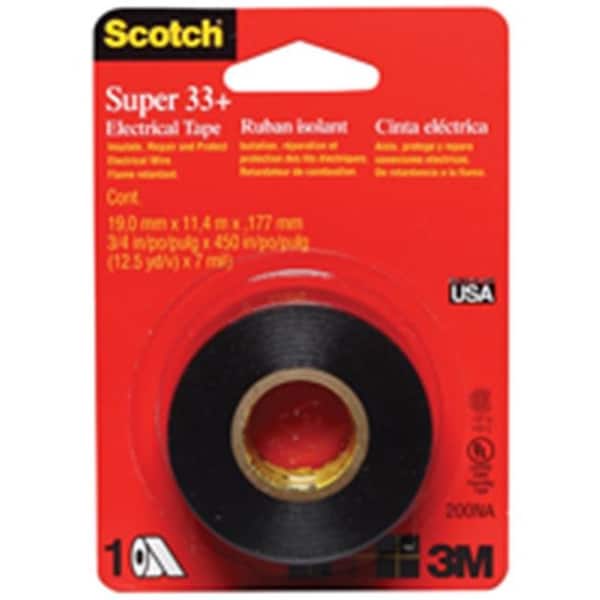 Cinta eléctrica Super 33 Plus de 3M 0.75 x 450 pulgadas - 6575625