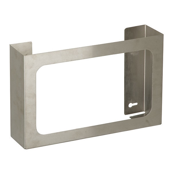 Zoro Select Glove Box Dispenser, Stainless Steel, Holds (3) Boxes , Silver , 10"H x 16"W x 3-3/4"D - 6GLA1
