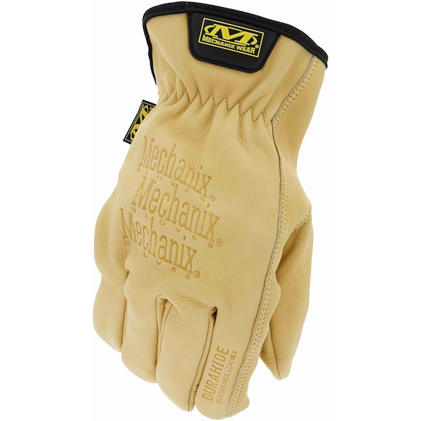 Mechanix Wear Durahide Cow Driver Water-Resistant Leather Work Gloves (XL, Brown) - LDCW-75-011