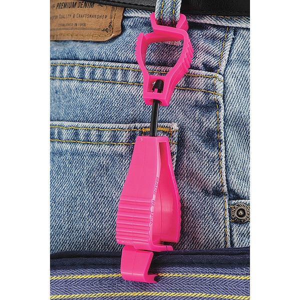 Glove Guard Glove Guard(R) Clip, High Vis Pink, Blank - 1939PK