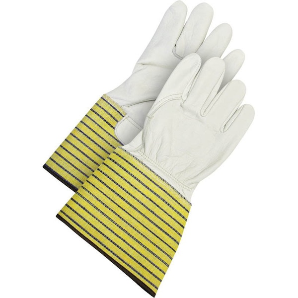 Bdg Leather Palm Gloves, Cowhide, Thinsulate, 5 in Rubberized Cuff Cuff, Wing Thumb, XL, 1 PR - 40-9-2515-XL-K