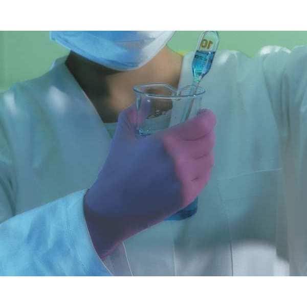 Mapa Clean Process Gloves, 6 ISO Class, Tri-Polymer, 11 1/2 in L, 6 mil, Purple, S, 100 PK - 984 CP