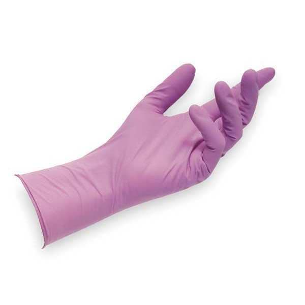 Mapa Clean Process Gloves, 6 ISO Class, Tri-Polymer, 11 1/2 in L, 6 mil, Purple, S, 100 PK - 984 CP