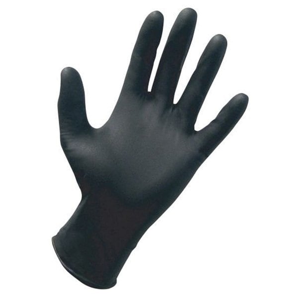 Sas Safety Derma-Pro, Disposable Gloves, 4 mil Palm, Nitrile, Powder-Free, L, 100 PK - 66543