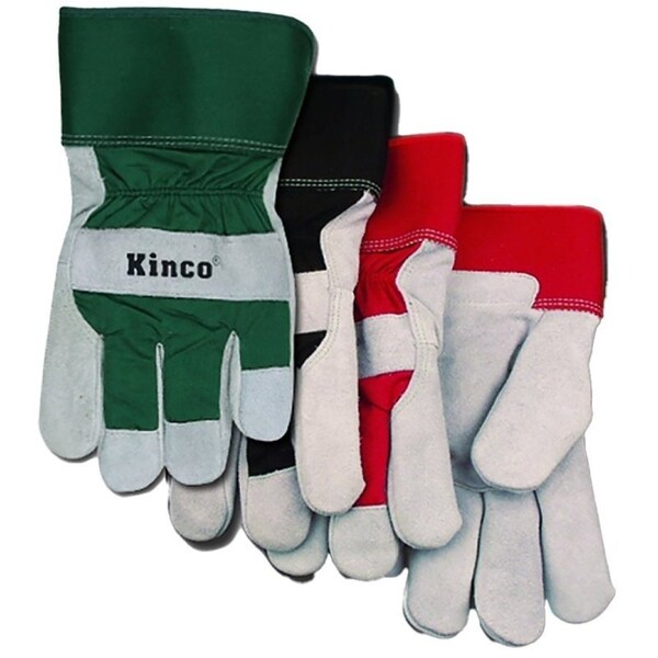 Heatkeep Protective Gloves, Men's, L, Wing Thumb, BlackGreen - 1932-L