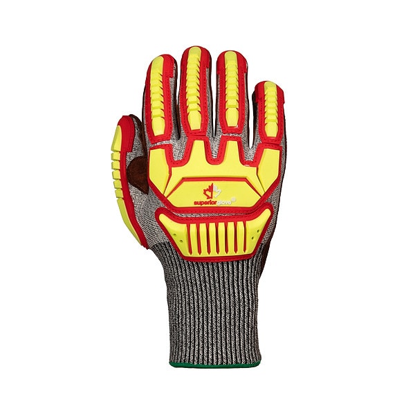 Tenactiv Work Gloves, Cut Level A8 , Uncoated , Nitrile , XL 1 PR - STAGBLPVB-XL